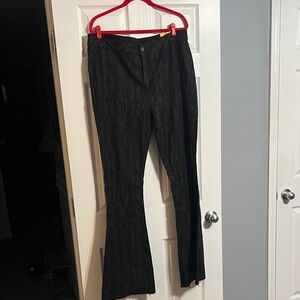 Bandana Patterned Flare Jeans 36 inseam